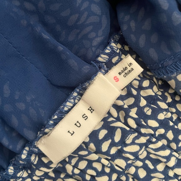 Size Small Blue And white Jumpsuit - Picture 4 of 5